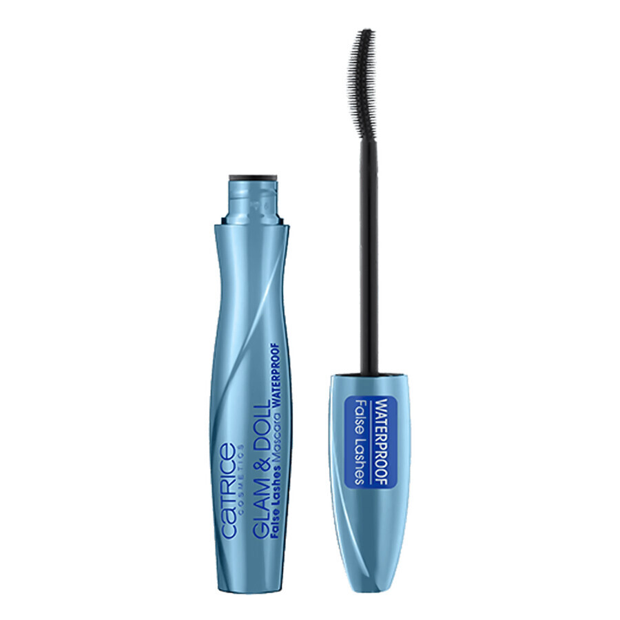 Catrice Glam&amp;Doll False Lashes Waterproof Mascara, effet faux cils, waterproof, 010 Black, 10 ml