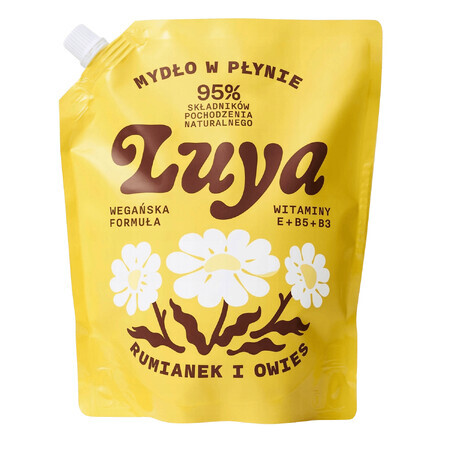 Luya, savon liquide, camomille et avoine, bouillon, 800 ml