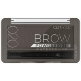 Catrice Brow Powder Set Waterproof, set de sourcils, No. 20 Ash Brown, 4 g