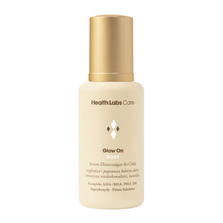 Health Labs Glow On, sérum exfoliant pour le corps, 100 ml