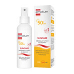 Set solare Emolium, spray protettivo minerale per bambini dal primo giorno di vita e adulti, SPF 50+, 2 x 100 ml + pallone da spiaggia in omaggio