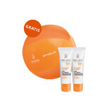 Iwostin Solecrin Lucidin Set, Hyperpigmentation Lightening Protective Cream, SPF 50+, 2 x 50ml + Free Beach Ball