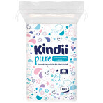 Kindii Pure set, coussinets en coton pour bébés, 3 x 60 pièces