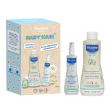 Mustela Baby Hair set, shampooing doux, 500 ml + spray démêlant rafraîchissant, 200 ml