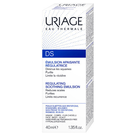 Uriage DS, emulsion for sensitive skin, 40 ml