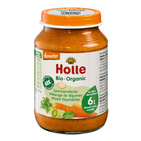 Holle Bio-Schale, Mischgemüse, nach 6 Monaten, 190 g