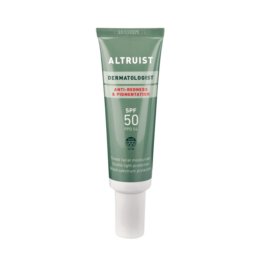 Altruist Anti-Redness &amp; Pigmentation, écran solaire pour le visage pour corriger les rougeurs et les décolorations, SPF 50, 30 ml