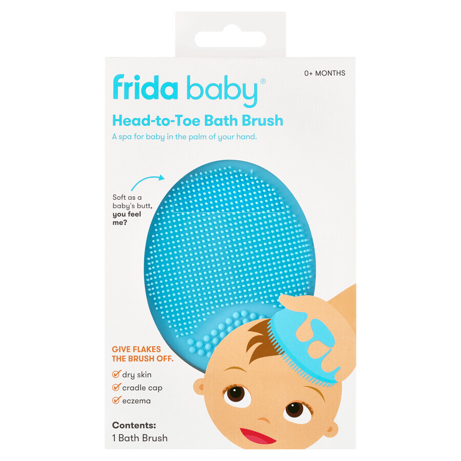 Frida Baby DermaFrida, gel douche en silicone, 1 pc.