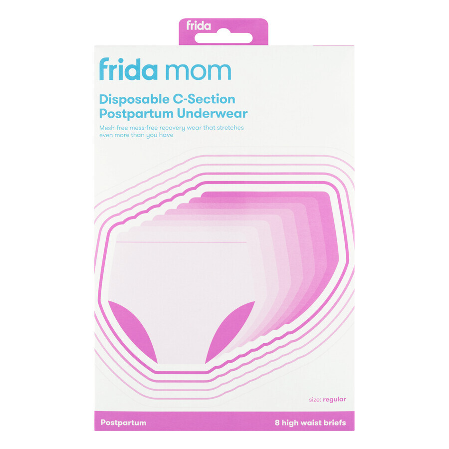 Frida Mom, sous-vêtements jetables post-partum, culottes, post-césarienne, 8 pièces