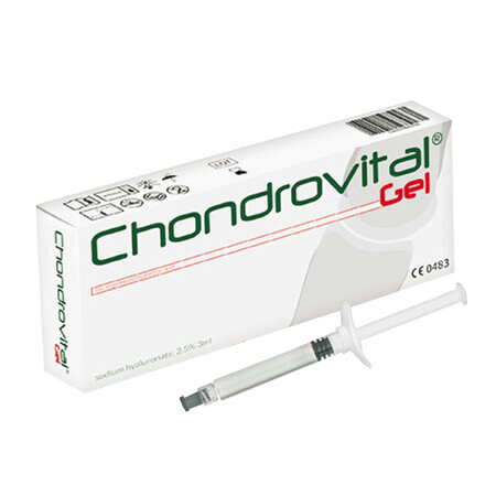 Chondrovital Gel 75 mg/3 ml, 3 ml x 1 ampul spuit