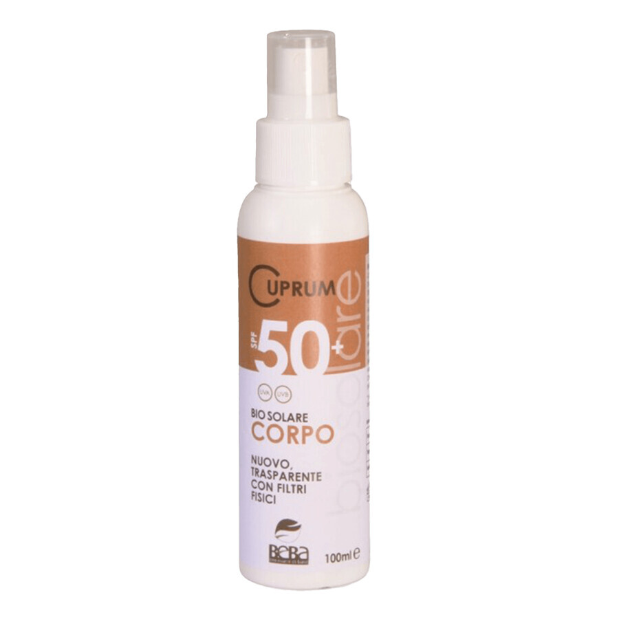 Beba Cuprum Line, spray solar corporal, FPS 50, 100 ml