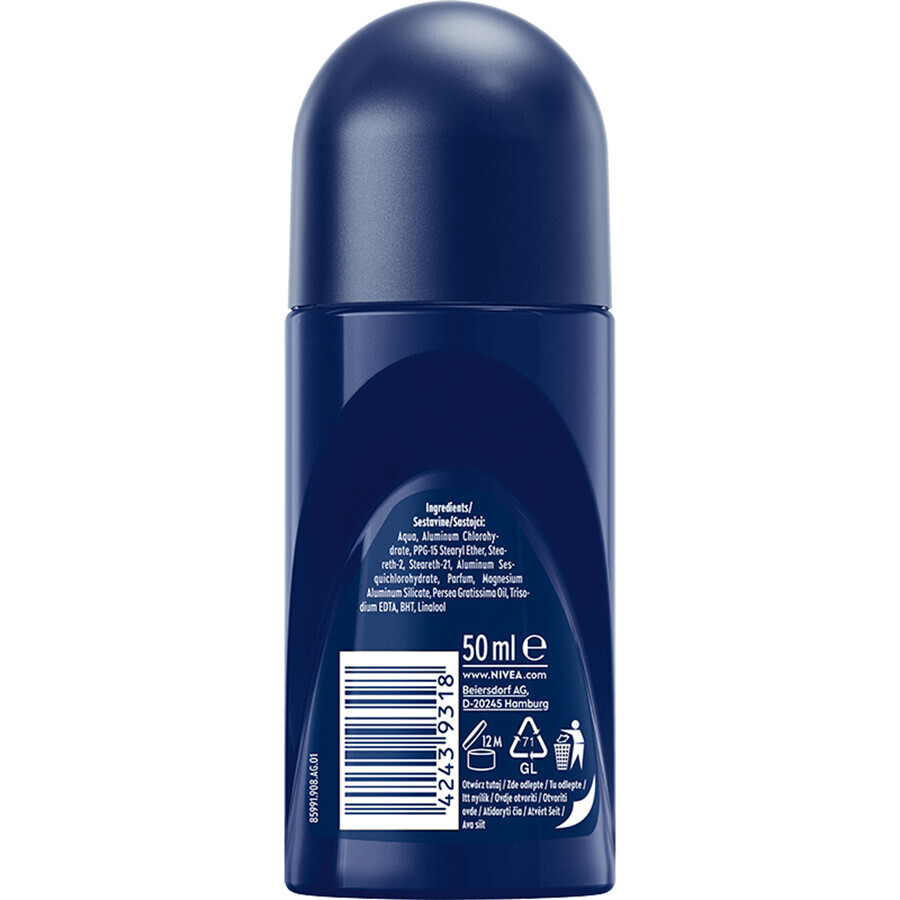 Nivea Men Tangerine Mule, antitraspirante roll-on per uomo, 50 ml