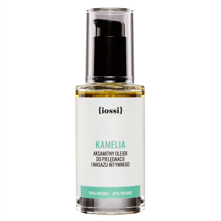 Iossi Camellia, huile de massage et de soin intime veloutée, 50 ml