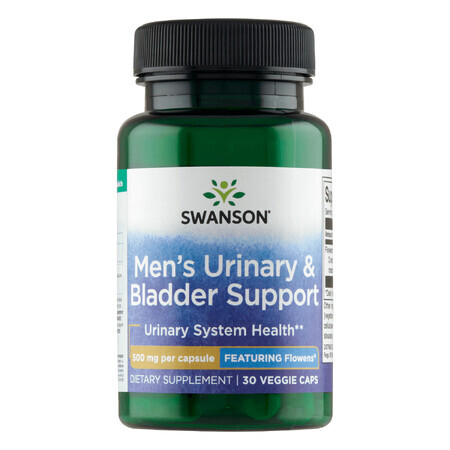 Swanson Men's Urinary and Bladder Support, 30 gélules végétales