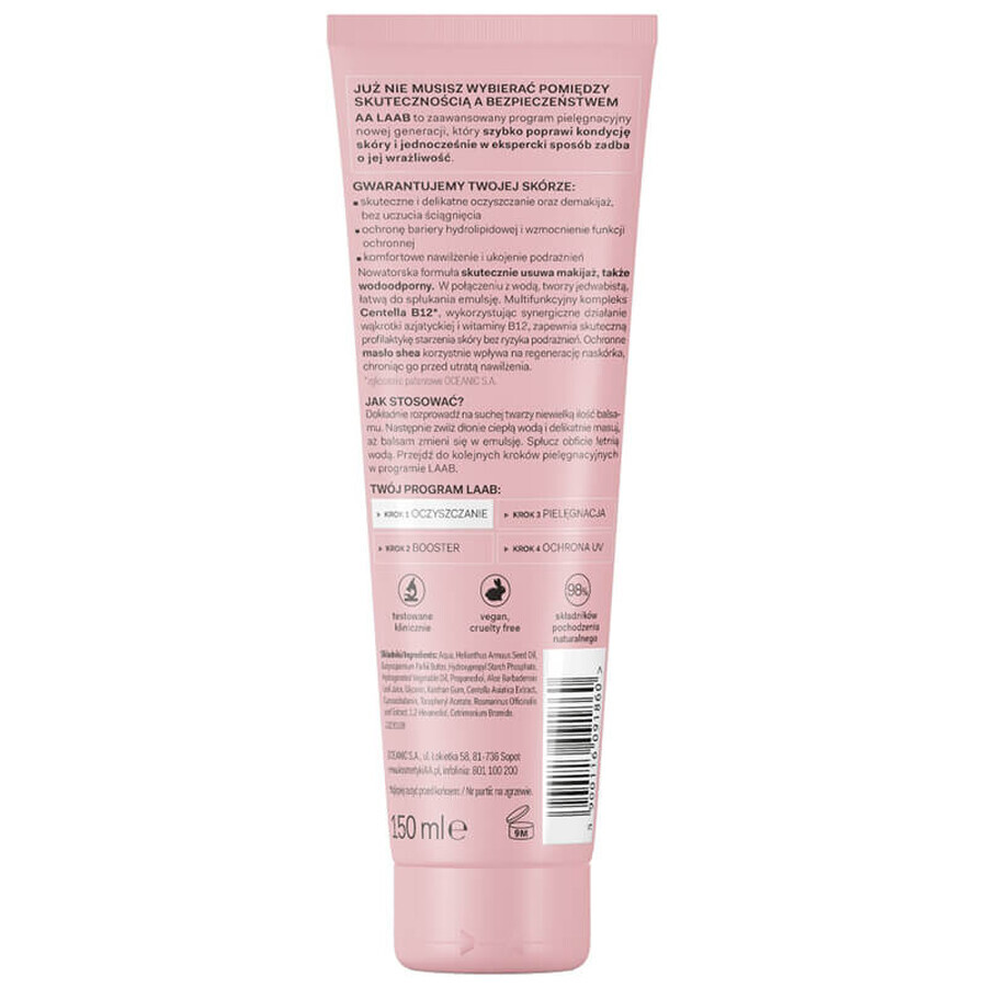 AA Laab, weichmachende Make-up-Entferner-Lotion, 150 ml