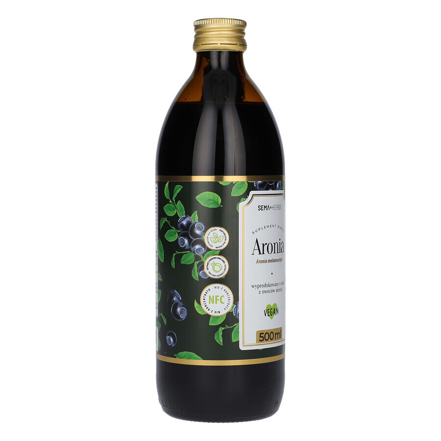 SEMA Herba Aronia, jus de fruits, 500 ml