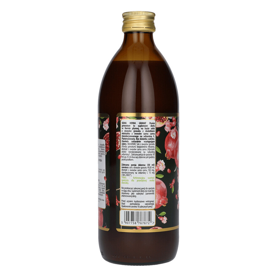 SEMA Herba Grenade, jus de fruits, 500 ml