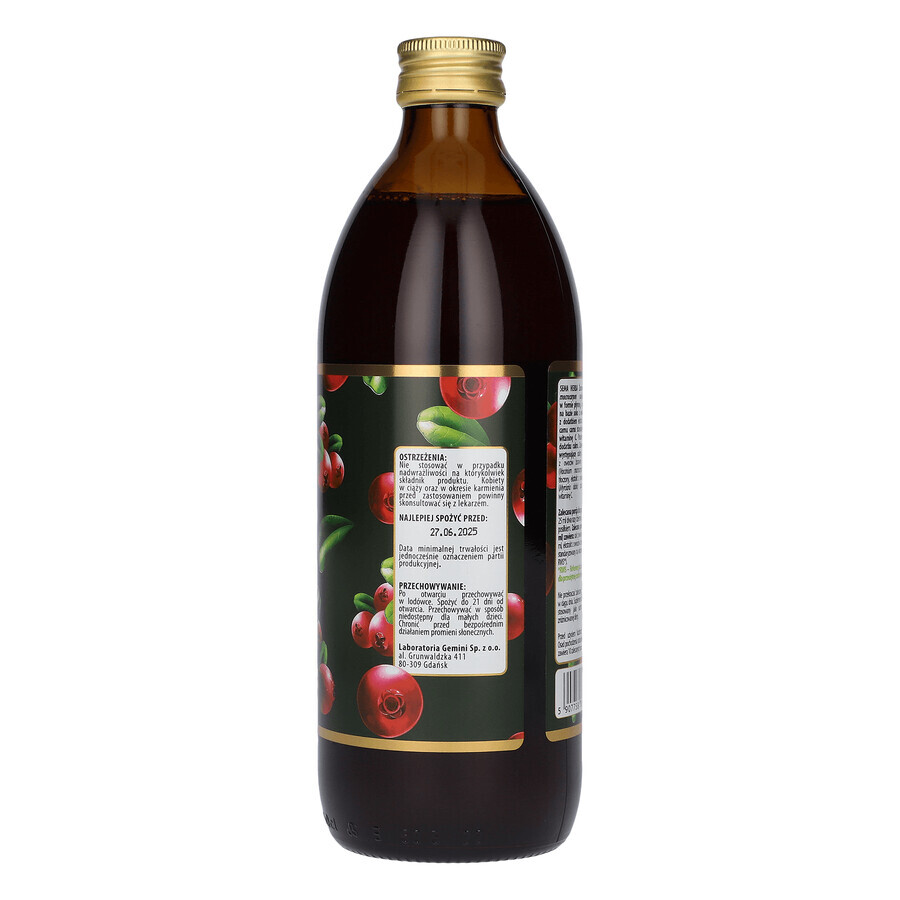 SEMA Herba Cranberry, jus de fruits, 500 ml