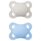 MAM Original, fopspeen, silicone, orthodontisch, Mat onbedrukt, jongen, 2-6 maanden, 2 stuks
