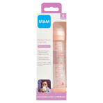 MAM Perfect Start Anti-Colic, biberon anti-colique, Better Together, fille, à partir de 4 mois, 320 ml