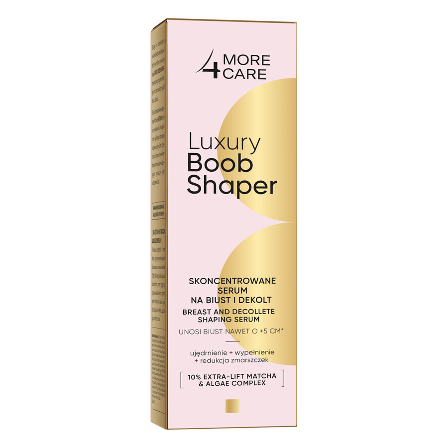 More4Care Luxury Boob Shaper, sérum concentré pour le buste et le décolleté, 100 ml