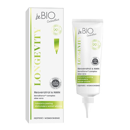 beBIO Cosmetics Longevity, natuurlijke haargroeistimulerende scrub, 100 ml