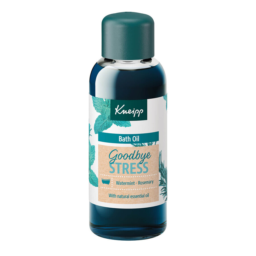 Kneipp Goodbye Stress Romarin et Menthe, huile de bain, 100 ml