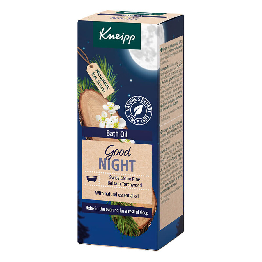 Kneipp Good Night Swiss Pine and Amyris, huile de bain, 100 ml