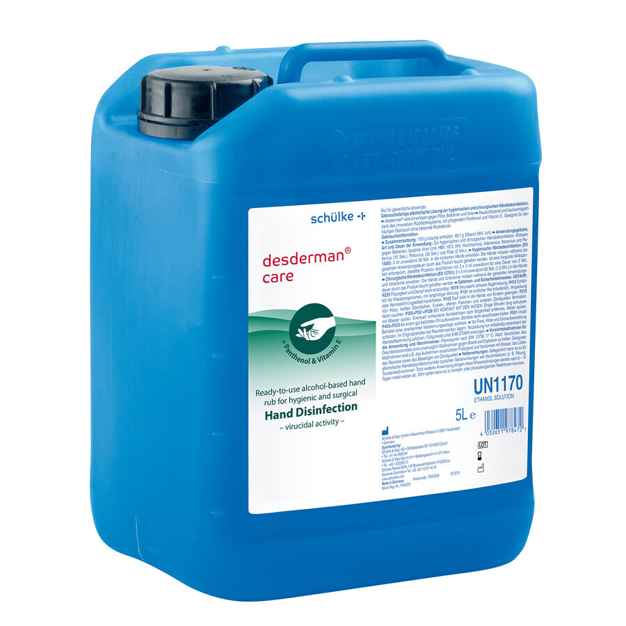 Desderman Care, dezinfectant pentru mâini, 5000 ml