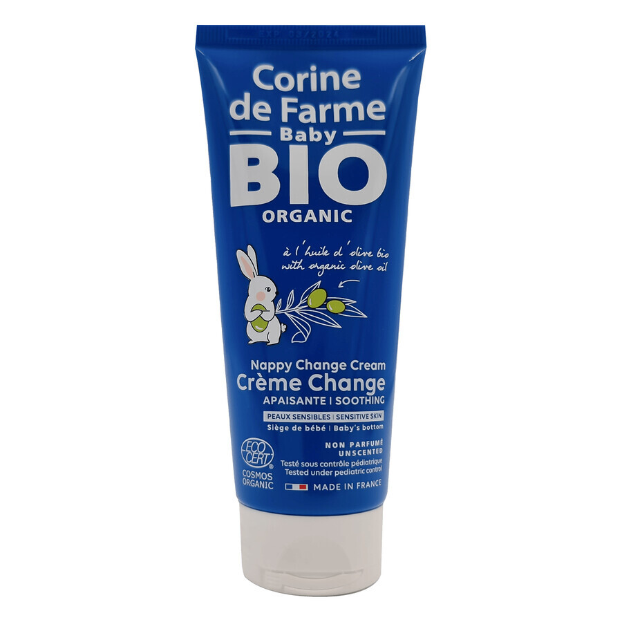 Corine De Farme Baby BIO, crème apaisante pour le change, 100 ml