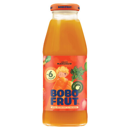 Bobo Frut Nectar de fruits et légumes, pomme, carotte, après 6 mois, 300 ml