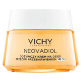 Vichy Neovadiol Post-Menopause, crème de jour réparatrice contre l'hyperpigmentation, SPF 50, 50 ml