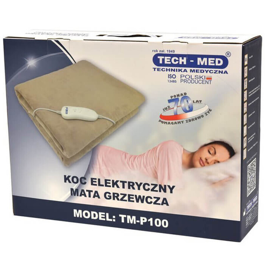 Tech-Med TM-P100, couverture électrique, tapis chauffant