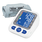 Tech-Med TMA-Voice 1, automatische bovenarm bloeddrukmeter met voeding, sprekend