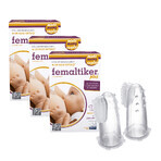 Set Femaltiker Plus, gusto cioccolato, 3x12 bustine + spazzolino in silicone Canpol in omaggio