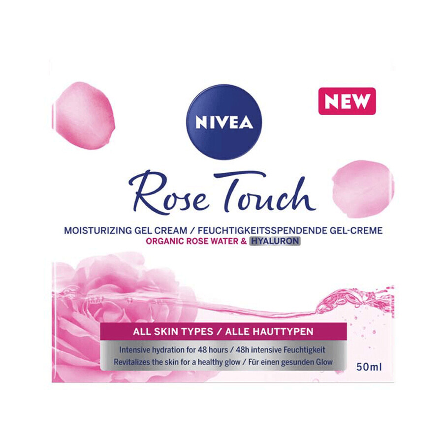 Rose Touch Rosenwasser-Gel-Creme, 50 ml, Nivea
