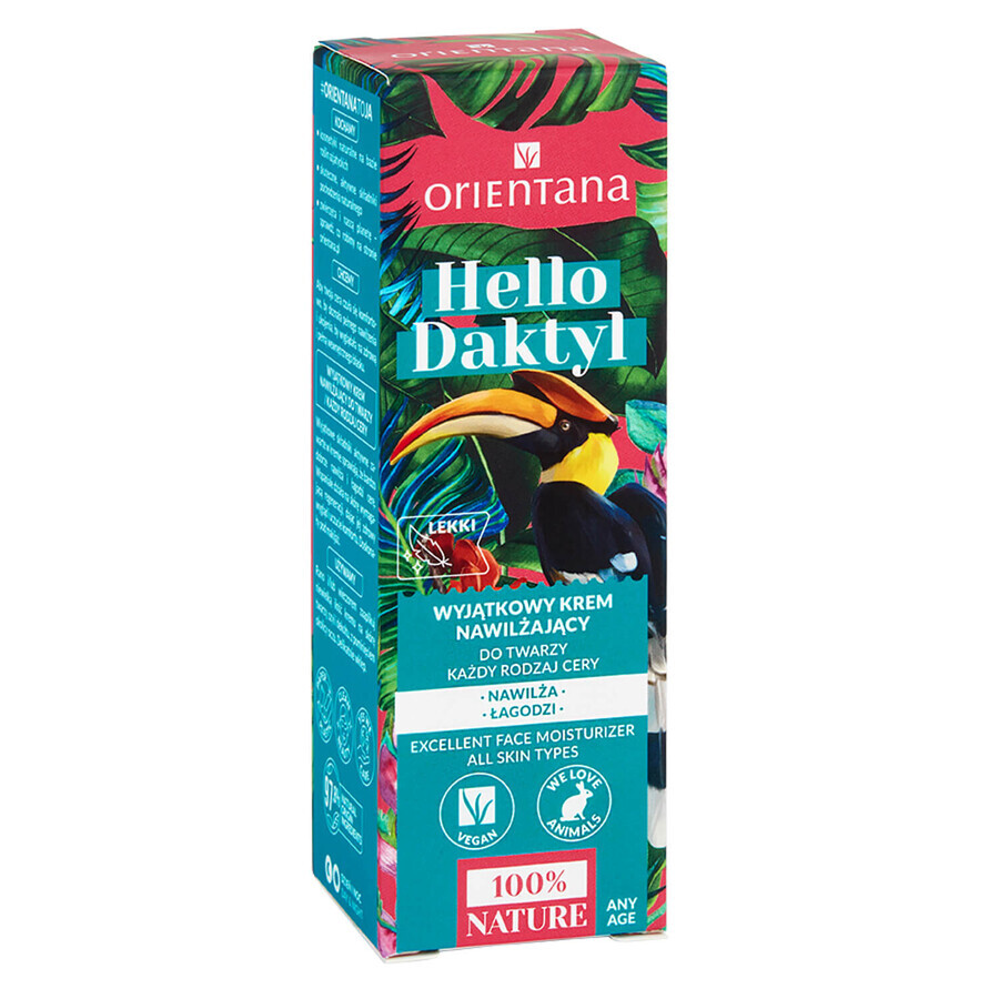 Orientana Hello Daktyl, crema hidratante única, 40 ml