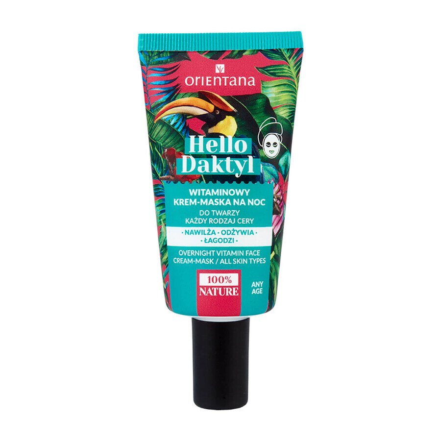 Orientana Hello Date, night cream-mask with vitamins, 40 ml