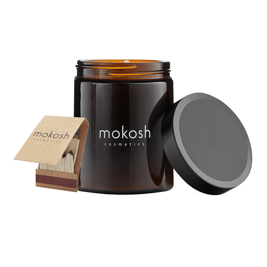 Mokosh, vegetable soy candle, fir wood, 140 g