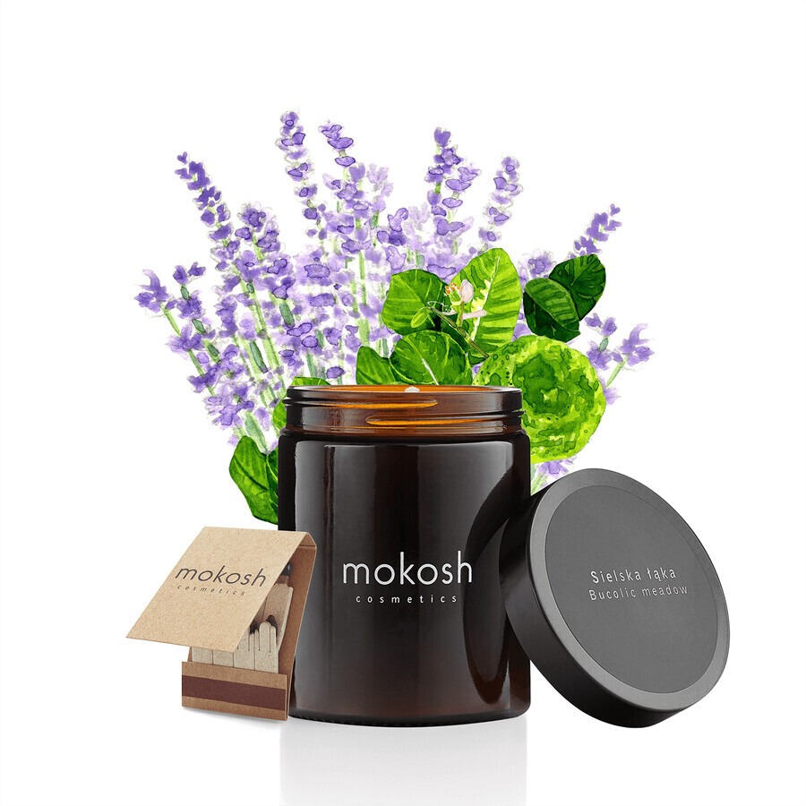 Mokosh, vegetable soy candle, Idyllic Meadow, 140 g