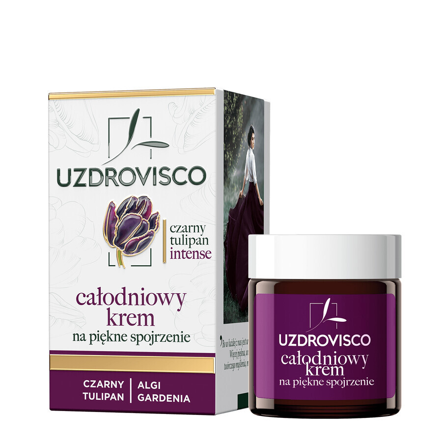 Uzdrovisco Black Tulipan Intense, crema de todo el día para unos ojos bonitos, 25 ml