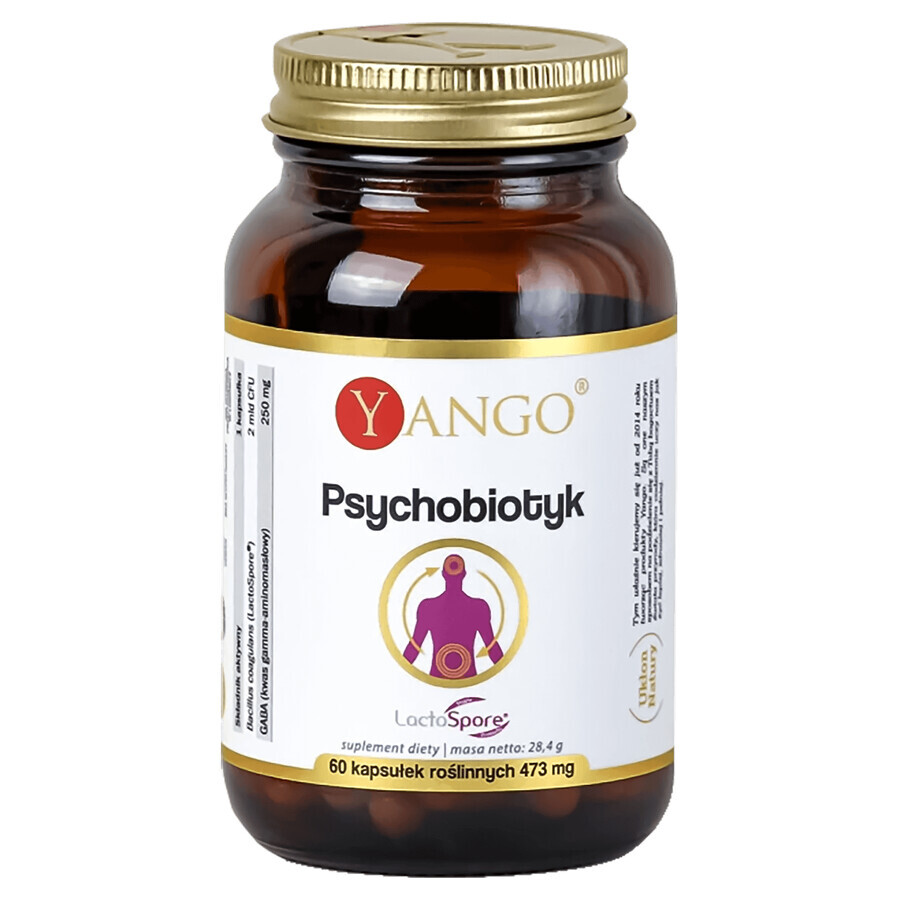 Yango Psychobiotic, 60 pflanzliche Kapseln