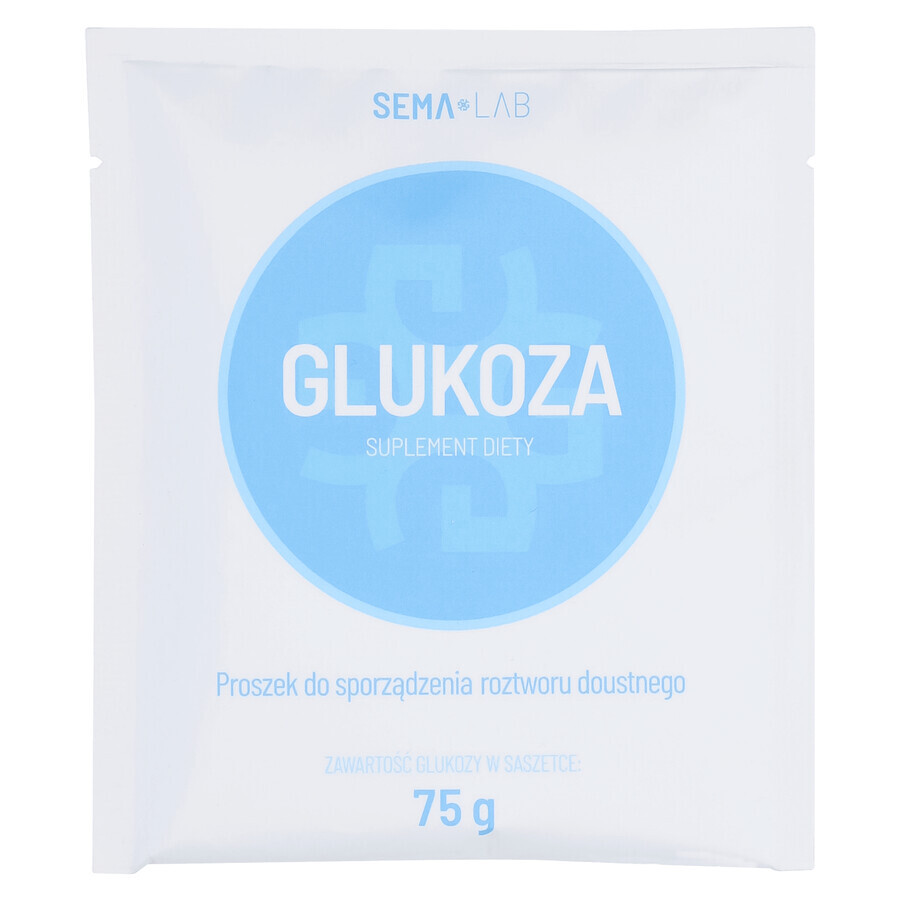 SEMA Lab Glucose, powder for oral solution, 75 g