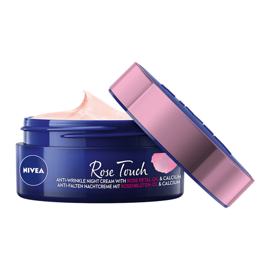 Set Nivea Rose Elegance, crema de día, 50 ml + crema de noche, 50 ml + neceser