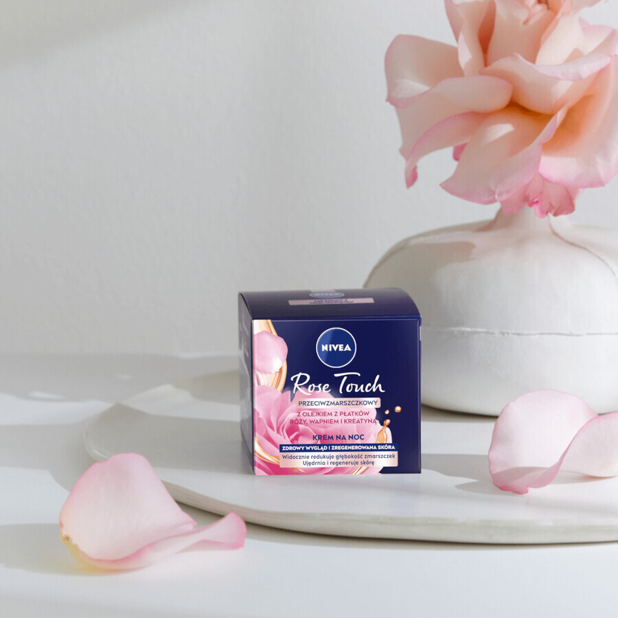 Set Nivea Rose Elegance, crema de día, 50 ml + crema de noche, 50 ml + neceser