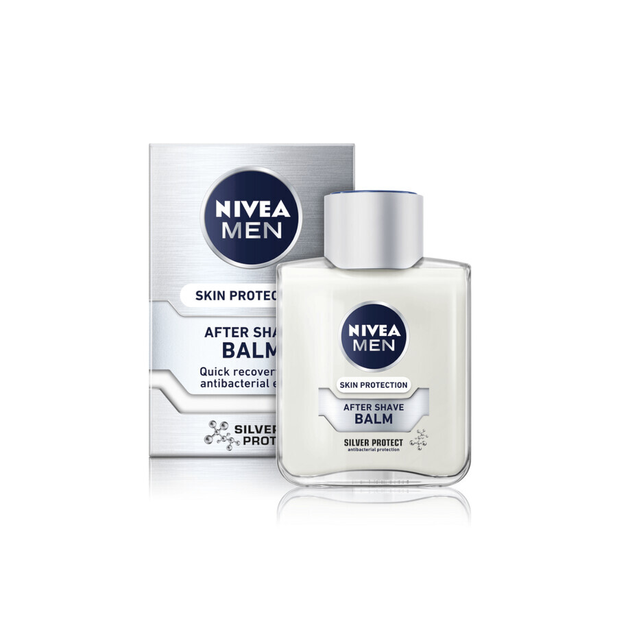 Nivea Men Silver Control kit, aftershave balm, antibacterial, 100 ml + antiperspirant roll-on, 48h, 50 ml + 3 in 1 shower gel for face, body and hair, 250 ml