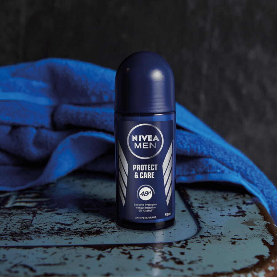 Nivea Men Tech Master kit, shaving foam, 200 ml + aftershave balm, 100 ml + 3 in 1 shower gel, 250 ml + roll-on antiperspirant, 48h, 50 ml