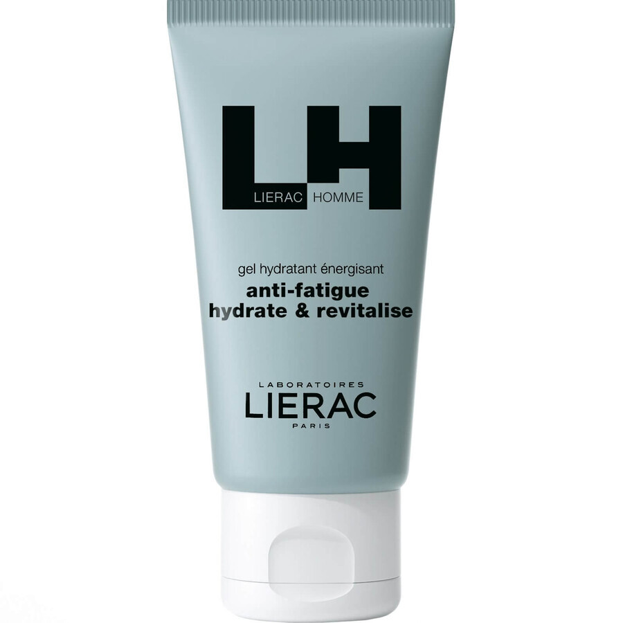 Coffret Lierac Homme, gel énergisant pour le visage, 50 ml + gel douche multifonctions, 50 ml + sac cosmétique en cadeau