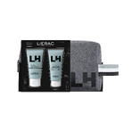 Coffret Lierac Homme, gel énergisant pour le visage, 50 ml + gel douche multifonctions, 50 ml + sac cosmétique en cadeau