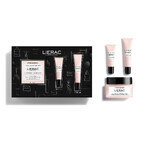 Lierac Hydragenist set, illuminating moisturizer, 50 ml + serum, 15 ml + eye cream, 7.5 ml gift